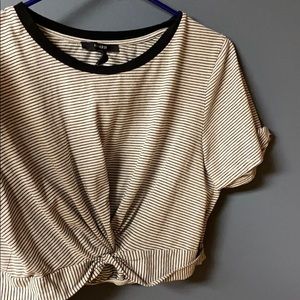 Stripe crop top